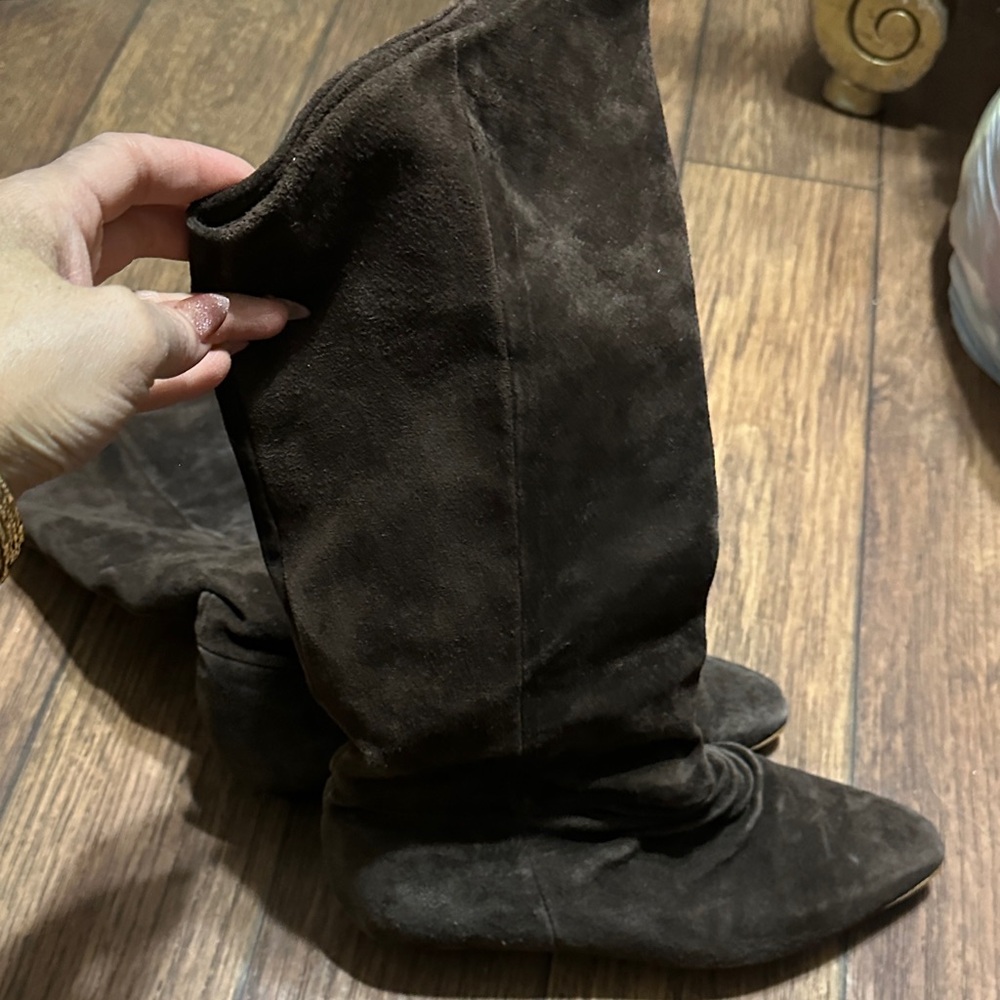 Jasmine Chocolate Suede Footwear